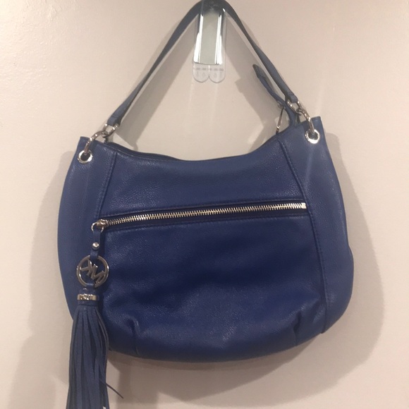 Royal blue Michael Kors hobo bag - medium size - Picture 1 of 6
